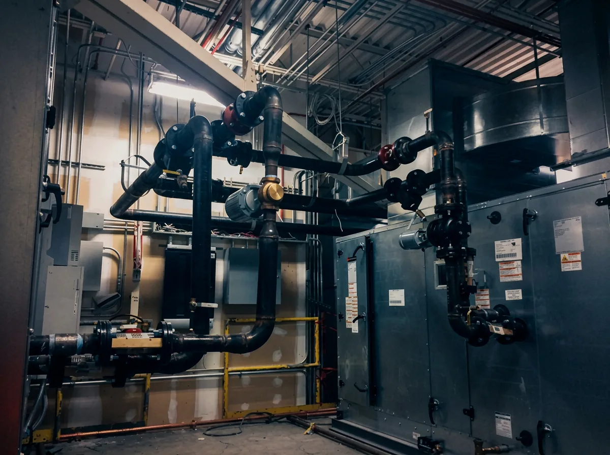 Precision process piping and air handler installation